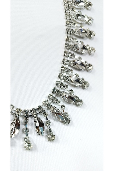 ALTAY TEKSTİL ÜRÜNLERİ شريط هامشي من حجر الكريستال المميز