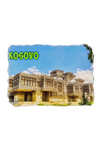 Dünyadan Hediyeler Kosova Priştine Temalı Kırık Magnet