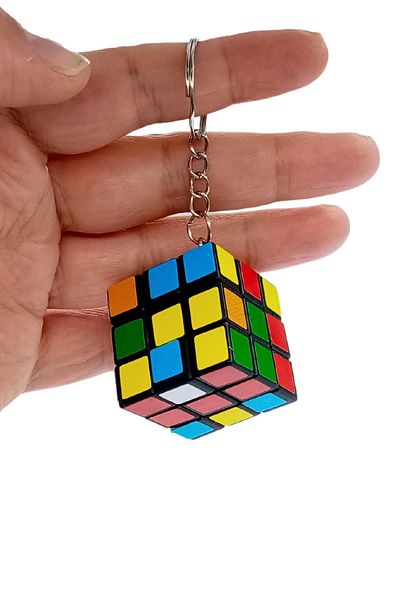 Dünyadan Hediyeler Intelligence Cube Magic Rubik's Cube Keychain