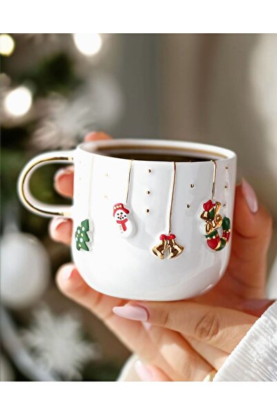 beigge handmade concept Christmas Evenıng Mug Kahve Fincanı
