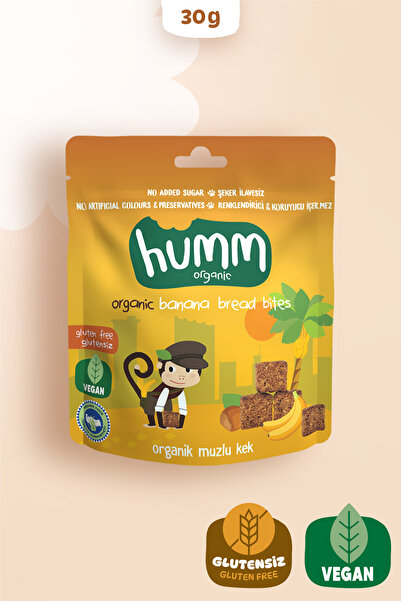 Humm Organic Organik Glutensiz Vegan Muzlu Kek - 30g