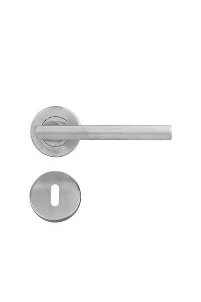 Siba Lilyum Oda Rozetli Ss201 Paslanmaz Çelik Kapı Kolu Takımı