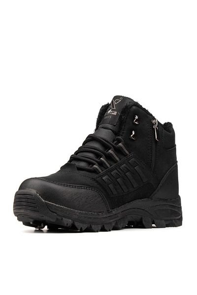 pio shoes PİO ΜΑΥΡΑ UNISEX ΓΟΥΝΑ ΕΣΩΤΕΡΙΚΑ ΧΕΙΜΕΡΙΝΑ ΜΠΟΤΑΚΙΑ X-6 X-STEP