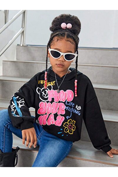 Machetta Φούτερ με κουκούλα για παιδιά Βρείτε το εμπριμέ φούτερ με κουκούλα