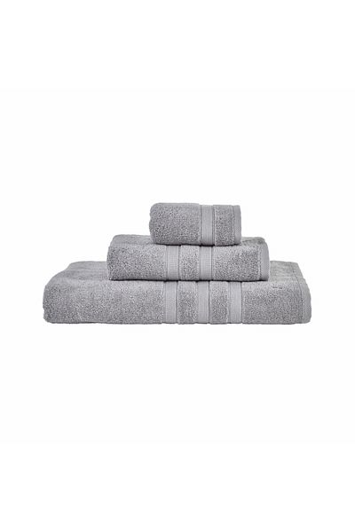 Karaca Home Comfort Touch Plain 100% Cotton Towel Gray 85X150 cm