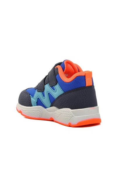 pepino 1576-B Saks-Lacivert-Fosfor Turuncu Bebek Outdoor Bot