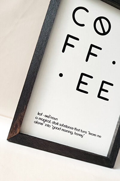 Wooden Factory Inspirational Quotes" Black Wooden Framed Painting - 21X30 cm