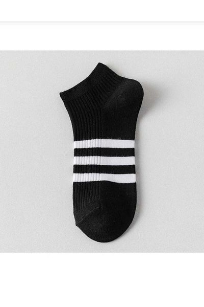 SOYTEMİZ Men's booties Striped 5 Pairs