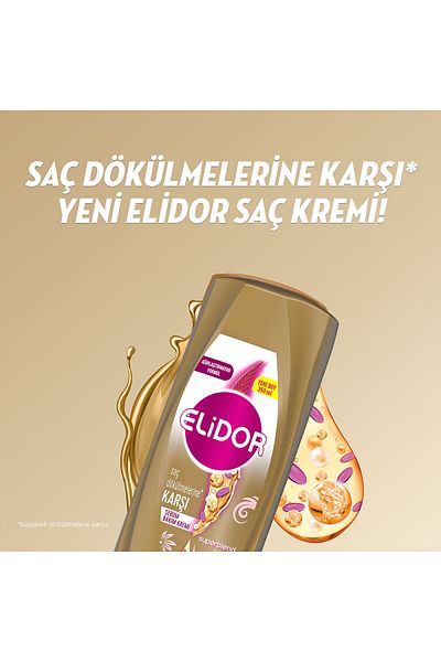 Elidor Superblend Care Cream Against Hair Loss Vitamin E Chia Seed Keratin 350 ml 4 Pieces
