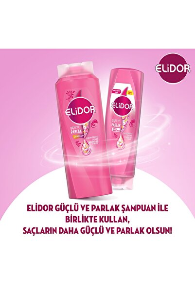Elidor Superblend Saç Bakım Kremi Güçlü ve Parlak E Vitamini Makademya Yağı&Keratin 350 ml 4 Adet