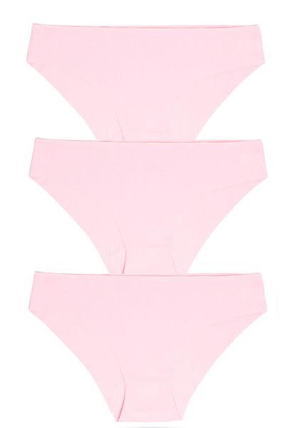 par lingerie pl Pink Set of 3 Laser Cut Panties