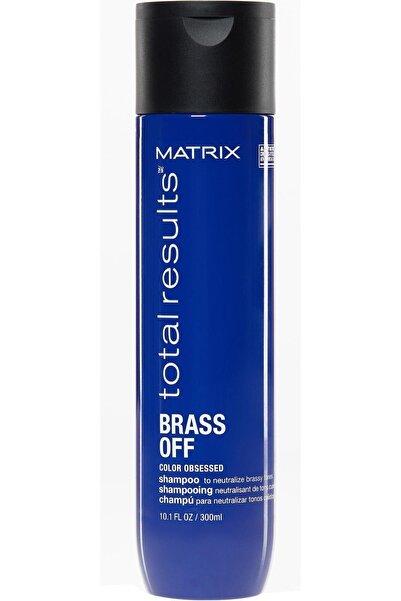 Matrix Brass Off Color Protecting Blue Shampoo for Brunette Hair 300ml DKÜRÜN1430