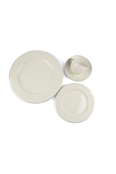 Mikasa Moor Accent Silver 19 Piece Breakfast Set