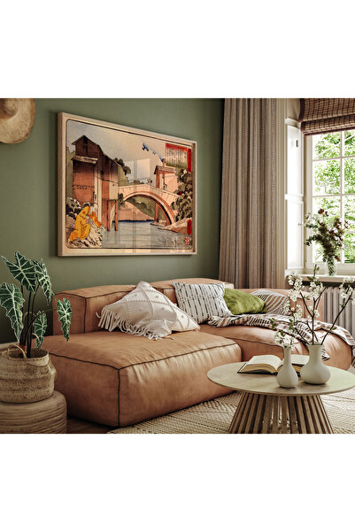 Pegziz Japon Gravür Sanatı Dekoratif Poster 60x90cm.