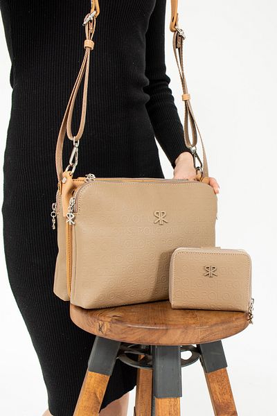 YOGII Belize Model Wallet Συνδυασμός ώμου και τσάντας χειρός Luxury Faux Leather VIP