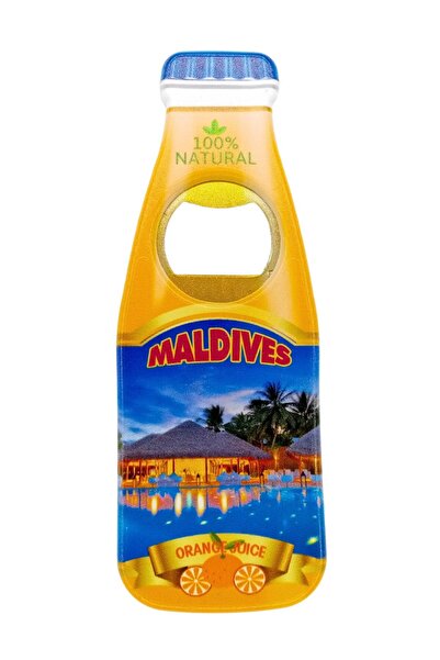 Dünyadan Hediyeler Maldivler Temalı Magnet Şişe Açacak
