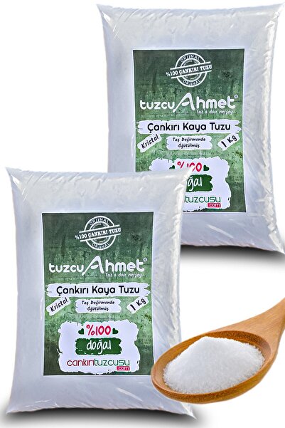 Tuzcu Ahmet 2 Adet 1 Kg Kristal Kaya Tuzu