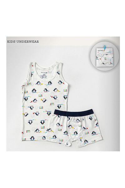 Defne Baby MOW Boy's Cotton Athlete Boxer Suit