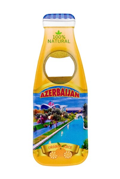 Dünyadan Hediyeler Azerbaycan Temalı Magnet Şişe Açacak