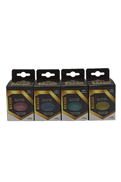 Exxen Premium Series Hand Exercise Ball 4 Pack, After Hand Exercise Ball, Hand Strengthening Ball