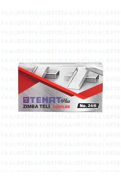 Temat Plus Staple Wire 1 Box 24/6 Silver Color