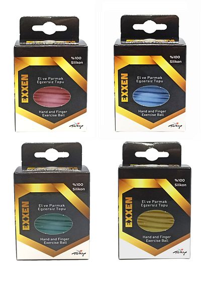 Exxen Premium Series Hand Exercise Ball 4 Pack, After Hand Exercise Ball, Hand Strengthening Ball