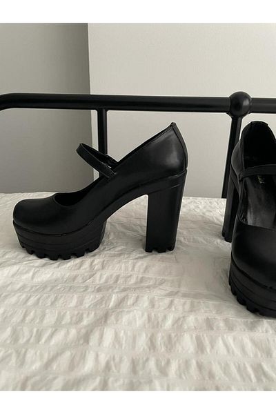 Planet Butik High Platform Heeled Japanese Style Shoes