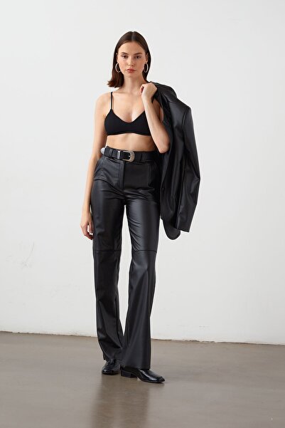 urban focus Leather Palazzo Pants