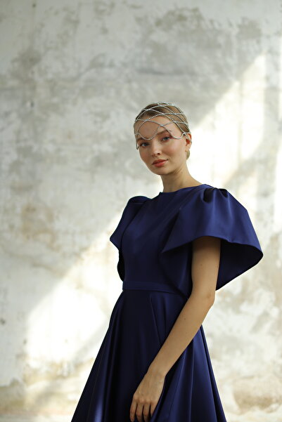 minel aşk Midi Boy Saten Elbise