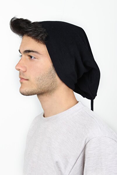 toptanhanem Чоловічий полярний комір і шапка синього кольору