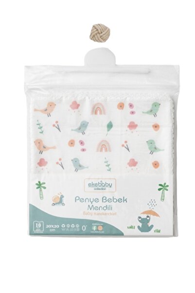 Eke مناديل موسلين للفم، مجموعة قماش للعرق مكونة من 10 قطع