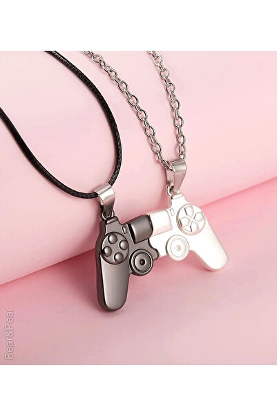 BearPear 2'li Gamepad Oyun Konsolu Mıknatıslı Best Friends Arkadaşlık Kolyesi