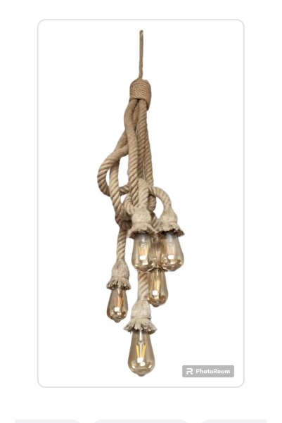 Ağış Elektrik Beşli Halat Sarkıt Avize