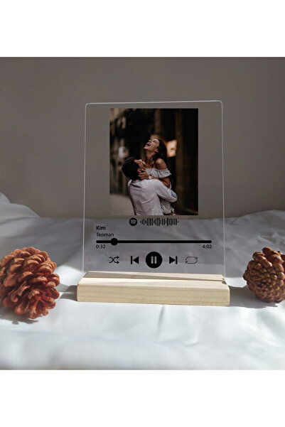 Kaya Baskı Spotify Barkodlu Plak Kişiye Özel , Sevgiliye Hediye Arkadaşa Hedi...