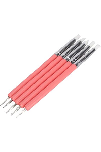 Beysa Şeker Hamuru Modelleme Fırçası Metal ve Silikon Uçlu