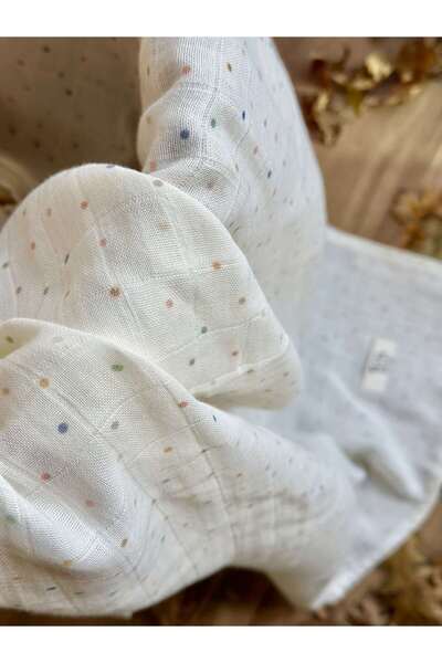 Asu Baby&Kids Mini Dot Organic Cotton Muslin