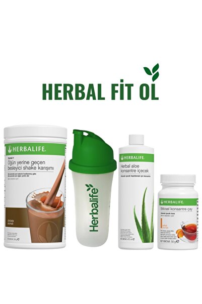 Herbalife GÜNE BAŞLA ZİNDE KAL SETİ ÇİKOLATA SHAKE ŞEFTALİ 50 GR