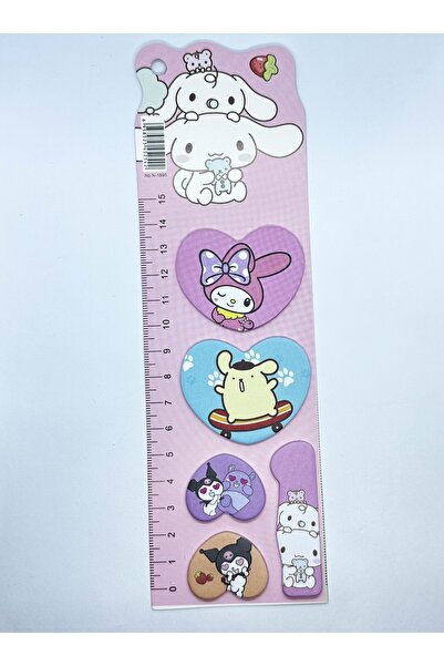 facnspt Kawaii Sanrio - Cinnamoroll Sticky Note with Ruler