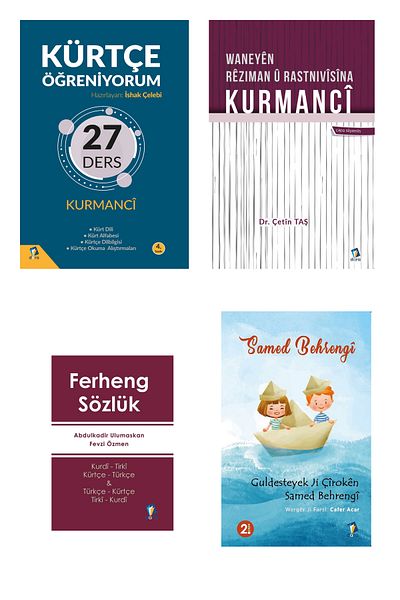 Dara Yayınları Kurdish Learning Set for Beginners - I'm Learning Kurdish - Kurdish Dictionary