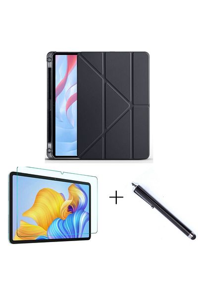 İncisoft Huawei Honor Pad X9 11.5 Inch Compatible Pen Compartment Stand Case Nano Screen Protector Pen