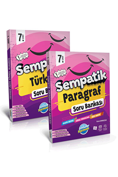 Ünlüler Karması 7.Sınıf Sempatik Türkçe - Paragraf Soru Bankası