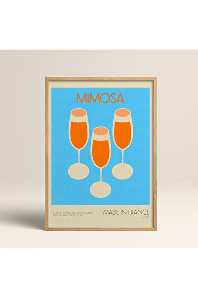 HOMEPACK Uramljena pojedinačna slika, serija koktela, moderna slika na poster...