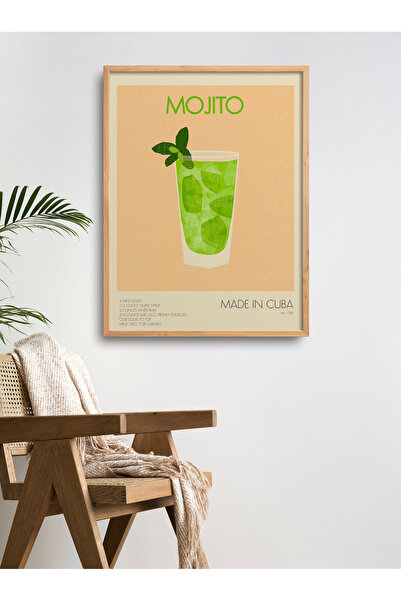 HOMEPACK Πλαίσιο Μονό Πίνακα Σειρά Κοκτέιλ Μοντέρνα Αφίσα Πίνακας TK/139