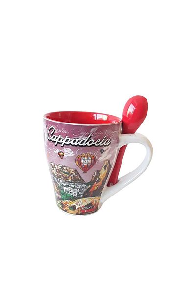 kapadokyahediyelik CAPADOCIA SINGLE CERAMIC CUP, LARGE SIZE