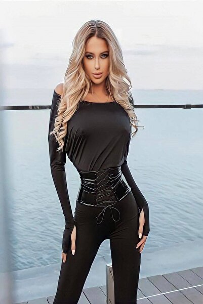 Fashiontayt ΔΕΡΜΑΤΙΝΗ ΖΩΝΗ ΚΟΡΔΟΝΙ ΛΕΠΤΟΜΕΡΗΣ ΚΑΡΒΑΖΙ ΚΑΡΒΑΖΙ ΥΦΑΣΜΑΤΙΚΗ ΣΤΟΛΗ