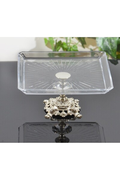 BULUTHOMEAKSESUAR طبق عرض مربع من الحديد الزهر