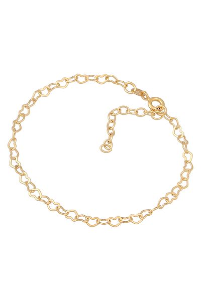ELLI Damenarmband – 925er Sterlingsilber, herzförmig und mit Liebe verbunden