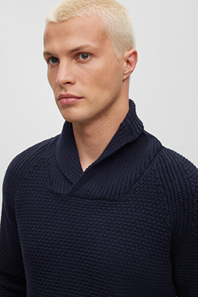 Hugo Boss Σκούρο Μπλε Ανδρικό Φούτερ