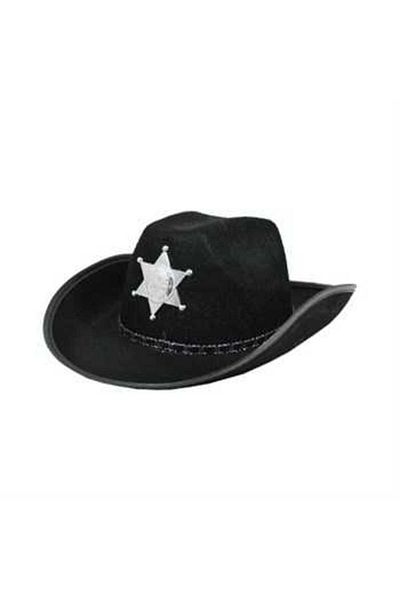 Minerva Kids Cowboy Hat Sheriff Hat Black Color