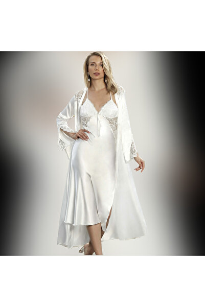 ŞahTan 5192- طقم ثوب نوم من الساتان